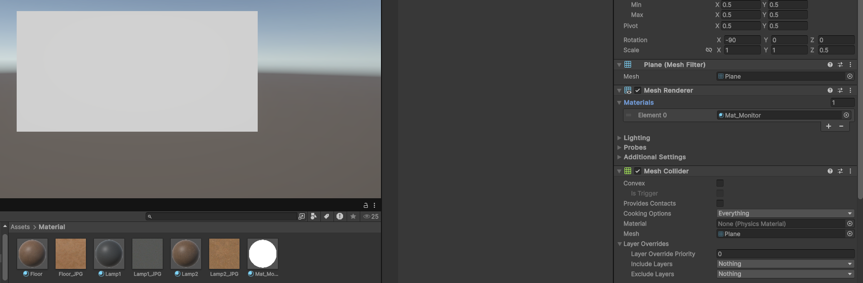 【Unity】VideoPlayerで3D空間の3Dオブジェクトに動画を映す｜Wamutai Room